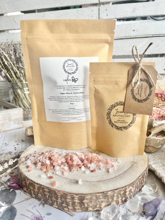 Calm bath salts