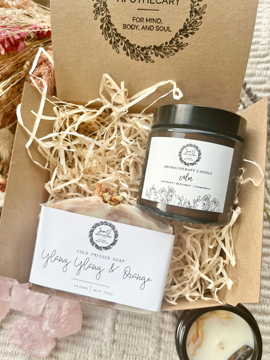 Create your own candle and soap gift set