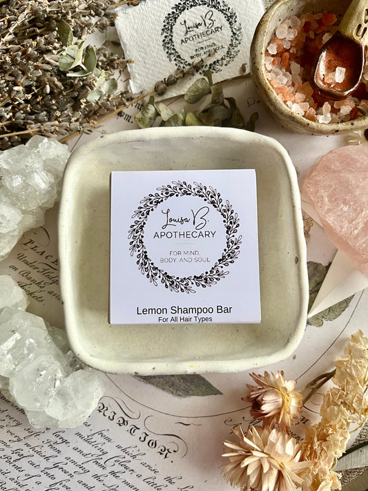 Lemon shampoo bar