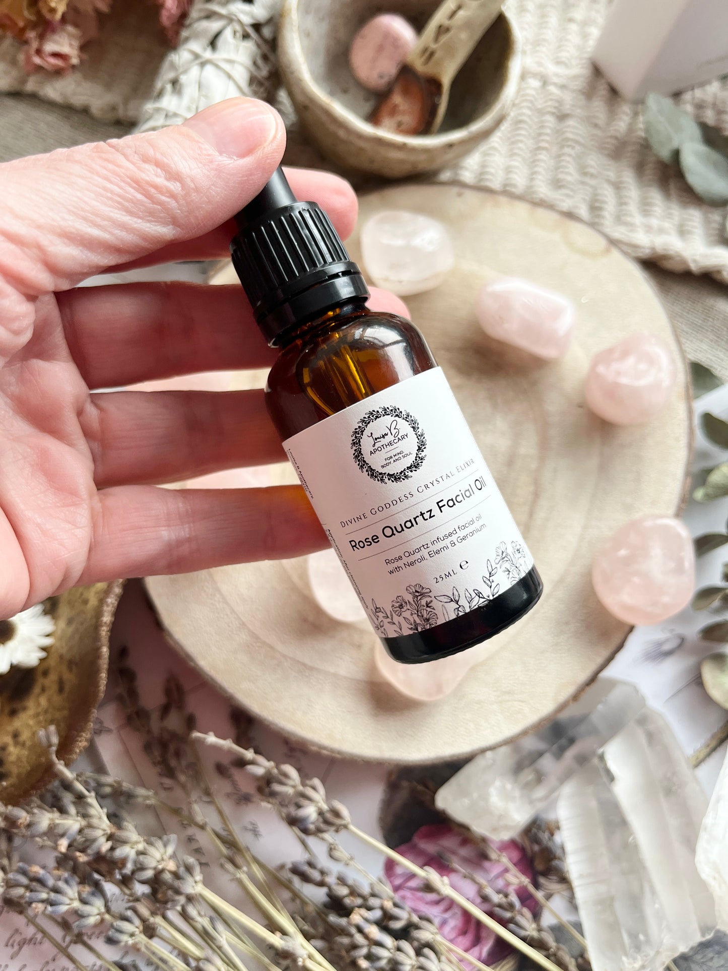 Rose Quartz facial oil