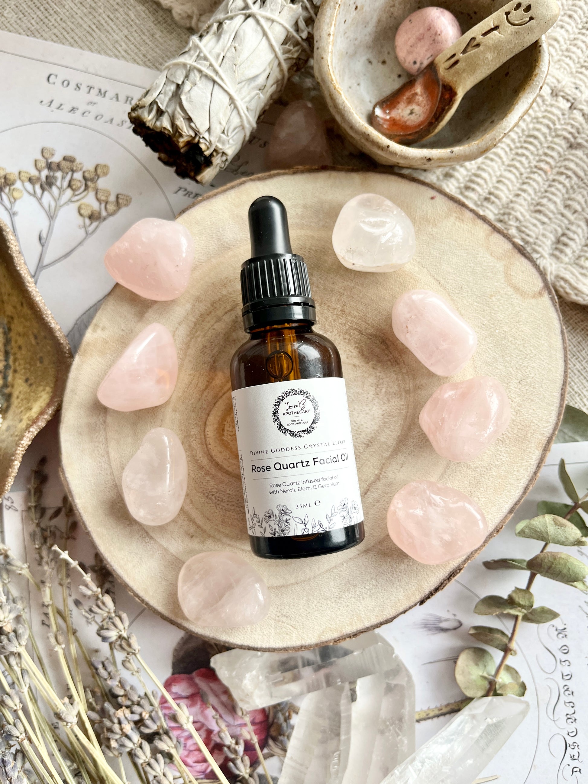 Rose Quartz facial oil