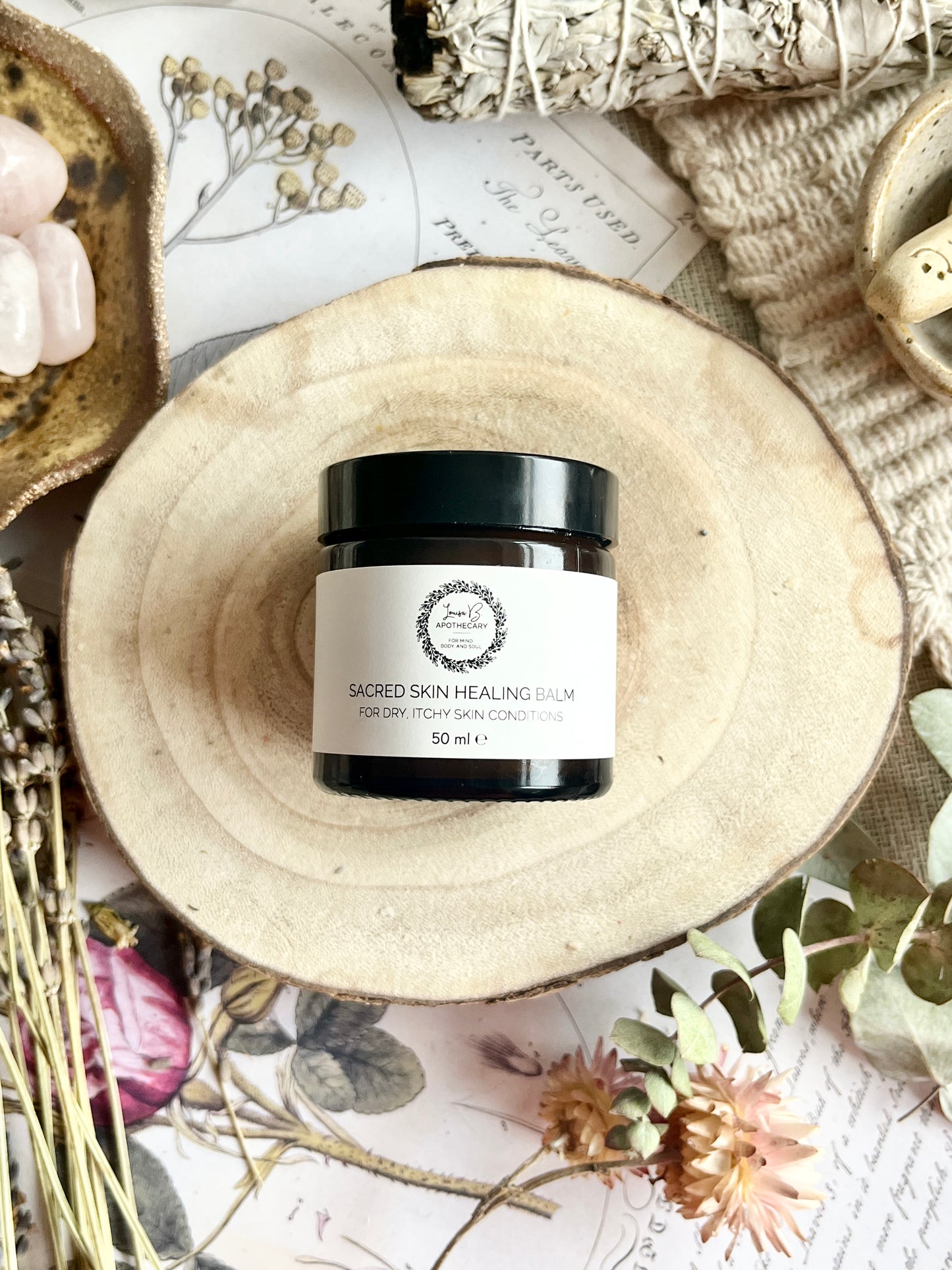 Sacred skin healing balm