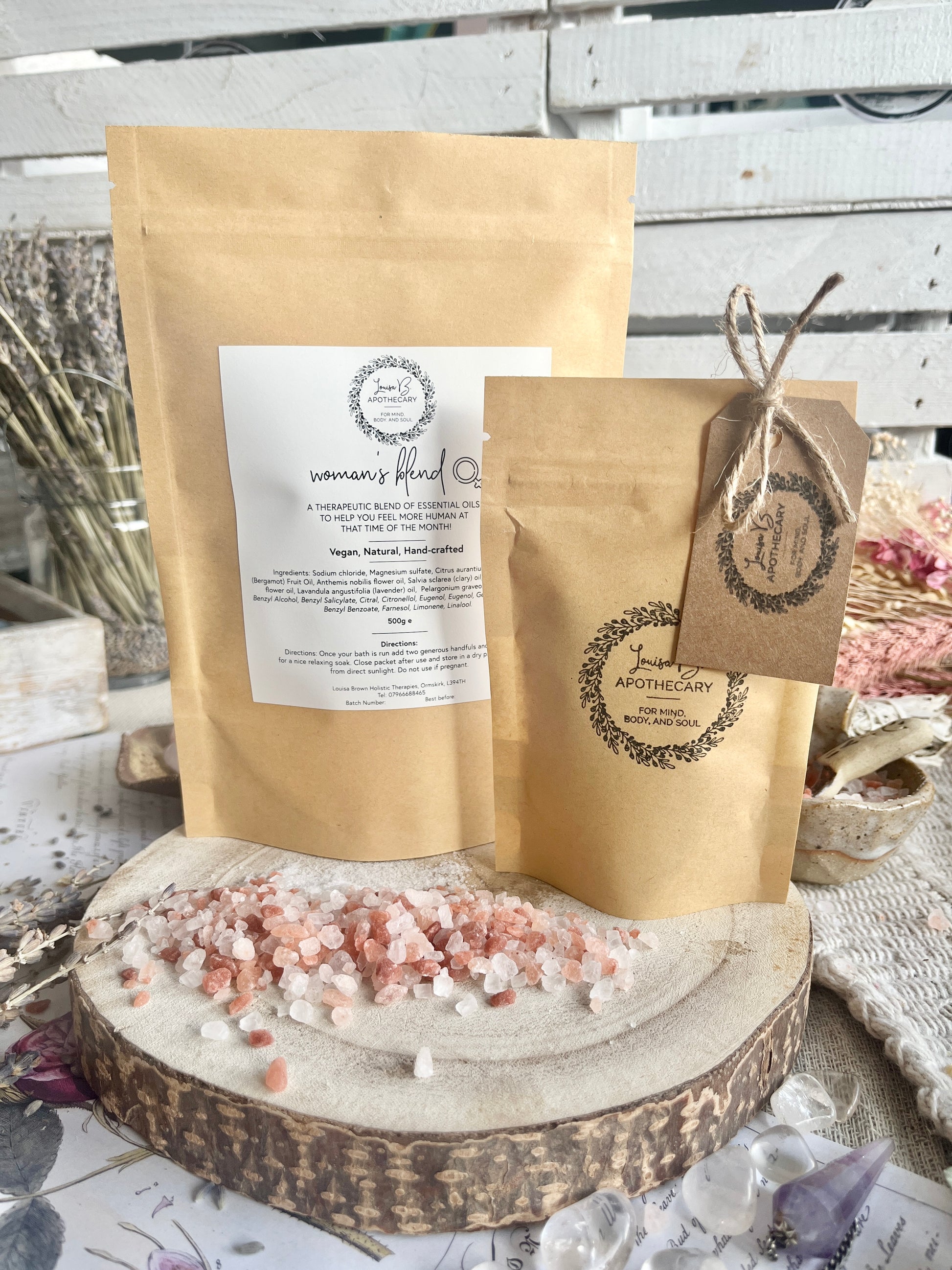 Women's blend bath salts