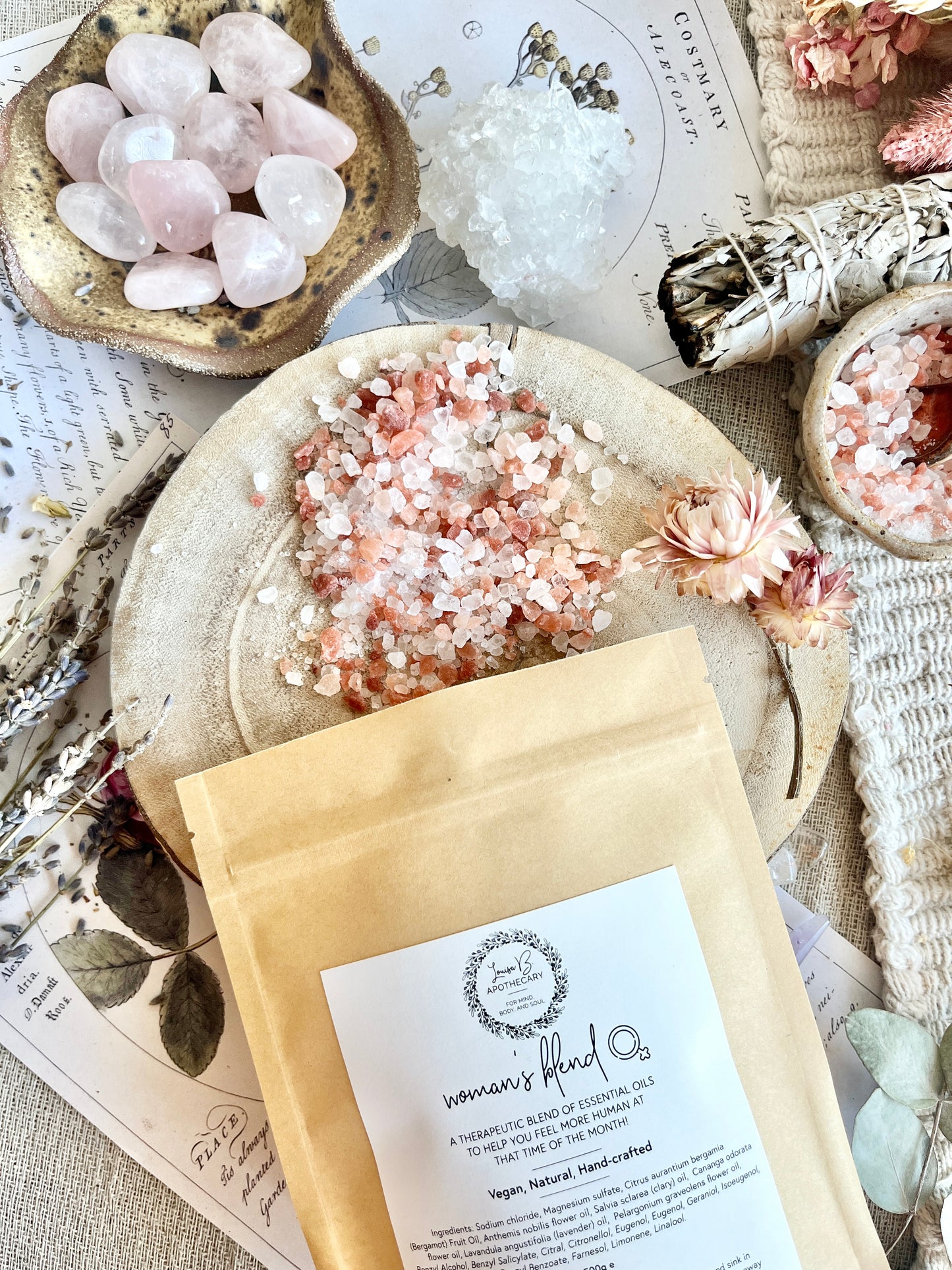 Women's blend bath salts