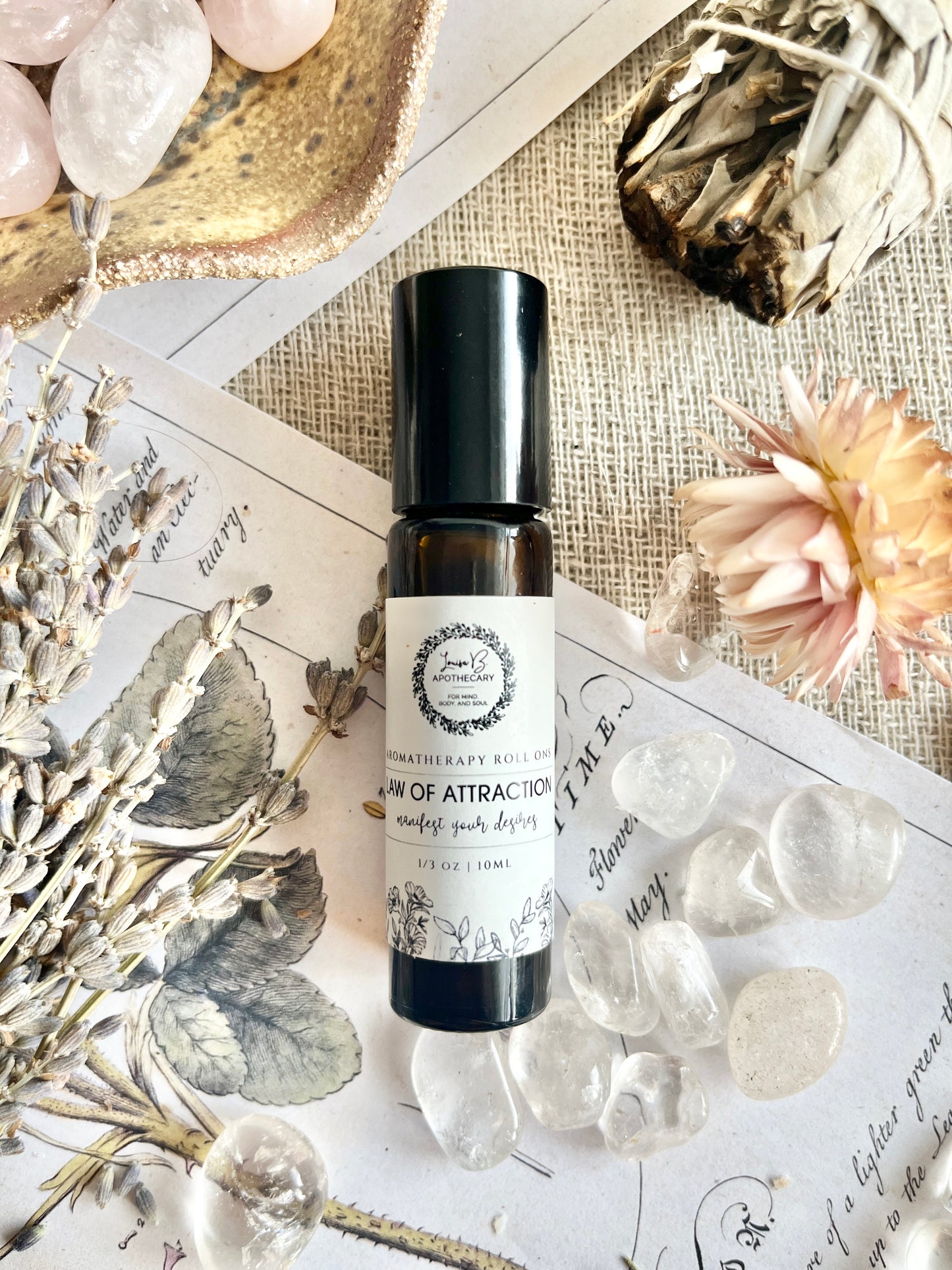 Law of attraction aromatherapy roll-on